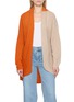 首图 - 点击放大 - SUZUSAN - Half Printed Cashmere Long Cardigan