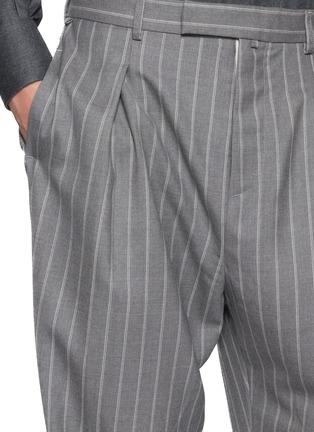  - MORDECAI - Sartorial Pinned Stripe Wool Tailored Pants