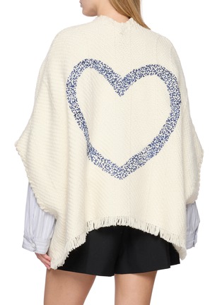 背面 - 点击放大 - WEHVE - Bella Heart Embroidered Knit Cardigan
