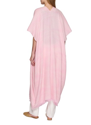 背面 - 点击放大 - WEHVE - Bia Open Front Draped Labyrinth Pattern Fine Knit Tunic
