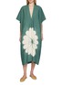 首图 - 点击放大 - WEHVE - Diana Floral Matka Silk Kaftan Dress