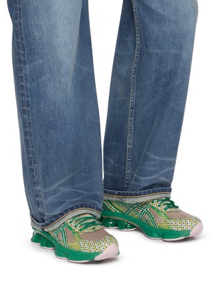 模特儿示范图 - 点击放大 - ASICS - x Kiko Kostadinov Studio US7-S GEL-KINETIC FLUENT Men's Sneakers