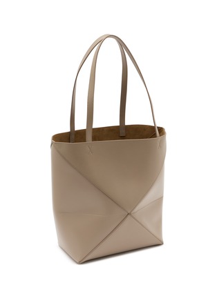 细节 - 点击放大 - LOEWE - Medium Puzzle Fold Leather Tote Bag