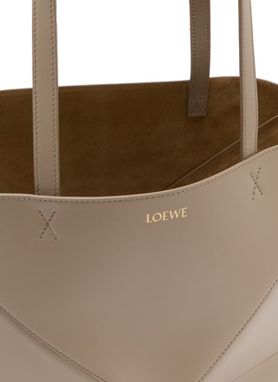 细节 - 点击放大 - LOEWE - Medium Puzzle Fold Leather Tote Bag