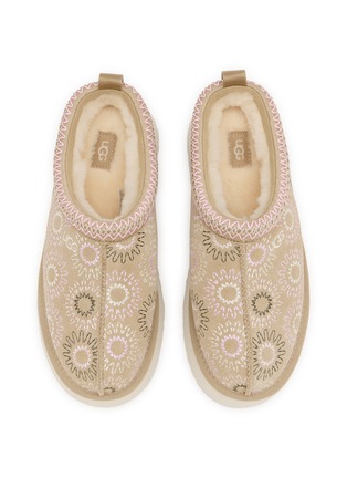 细节 - 点击放大 - UGG - Tazz Sun Stitch Suede Platform Mules