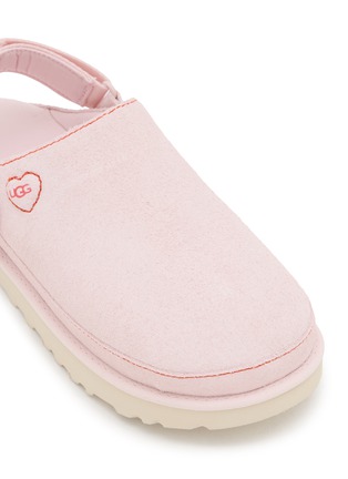 细节 - 点击放大 - UGG - Goldenstar Love Suede Clogs