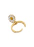 细节 - 点击放大 - WILHELMINA GARCIA - 18K Gold Plated Daisy Hoop Earrings
