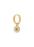 首图 - 点击放大 - WILHELMINA GARCIA - 18K Gold Plated Daisy Hoop Earrings