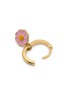 细节 - 点击放大 - WILHELMINA GARCIA - 18K Gold Plated Daisy Hoop Earrings
