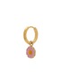 首图 - 点击放大 - WILHELMINA GARCIA - 18K Gold Plated Daisy Hoop Earrings
