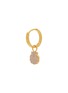 首图 - 点击放大 - WILHELMINA GARCIA - 18K Gold Plated Shell Hoop Earrings