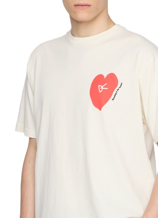  - DISTRICT VISION - Heart Print California Cotton T-Shirt