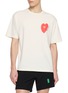 首图 - 点击放大 - DISTRICT VISION - Heart Print California Cotton T-Shirt