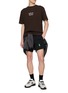 模特儿示范图 - 点击放大 - DISTRICT VISION - Running Print California Cotton T-Shirt