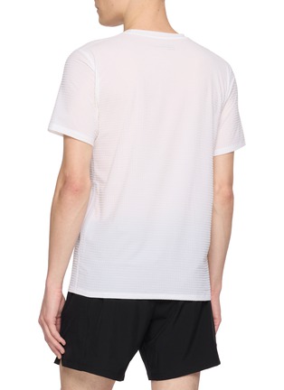 背面 - 点击放大 - DISTRICT VISION - Payen Grid Texture Race T-Shirt