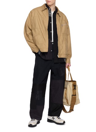模特儿示范图 - 点击放大 - COMME DES GARÇONS HOMME - Zip Up Workwear Jacket