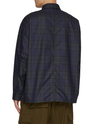背面 - 点击放大 - COMME DES GARÇONS HOMME - Tartan Cotton Blend Shirt Jacket