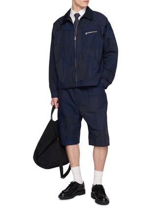 模特儿示范图 - 点击放大 - COMME DES GARÇONS HOMME - Zip Up Workwear Jacket