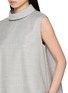  - R2W - Romilda Sleeveless High Neck Flared Wool Top