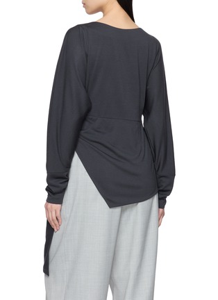 背面 - 点击放大 - R2W - Tiea Side Tied V-Neck Top