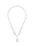 首图 - 点击放大 - MIO HARUTAKA - 18K White Gold Diamond Morganite Akoya Pearl Flower Necklace