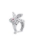 首图 - 点击放大 - MIO HARUTAKA - Bunny 18K White Gold Diamond Ruby Ring — US 6.5