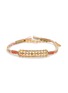 首图 - 点击放大 - MARIE LAURE CHAMOREL - Sterling Silver Silk Yarn Diamond Bracelet
