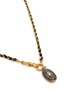 细节 - 点击放大 - MARIE LAURE CHAMOREL - Pendant Gold Plated Silver Silk Yarn Necklace