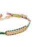细节 - 点击放大 - MARIE LAURE CHAMOREL - Sterling Silver Silk Yarn Diamond Bracelet