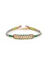 首图 - 点击放大 - MARIE LAURE CHAMOREL - Sterling Silver Silk Yarn Diamond Bracelet