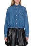 首图 - 点击放大 - LOEWE - Belted Balloon Denim Shirt