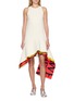 首图 - 点击放大 - LOEWE - Asymmetrical Layered Hem Graphic Dress