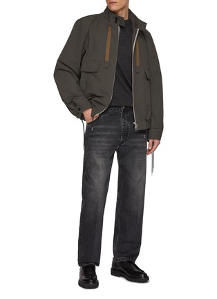 模特儿示范图 - 点击放大 - DREYDEN - Crewneck Cashmere Knit Sweater