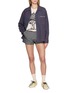 模特儿示范图 - 点击放大 - STORY MFG - Long Sleeve Hand Appliqué Shirt