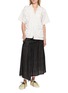 模特儿示范图 - 点击放大 - STORY MFG - Short Sleeve Hand Appliqué Shirt