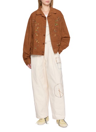 模特儿示范图 - 点击放大 - STORY MFG - Hand Embroidered Jacket