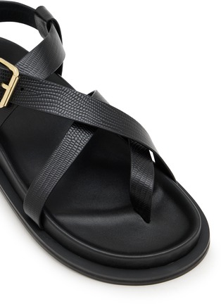 细节 - 点击放大 - A.EMERY - Claude Embossed Leather Sandals