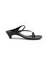 首图 - 点击放大 - SALONDEJU - 40 Oblique Heeled Leather Sandals