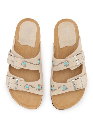 细节 - 点击放大 - TAJI - BUCKLE 075 双扣带凉鞋