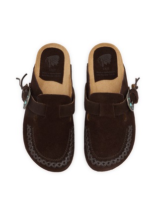 细节 - 点击放大 - TAJI - SABOT 绒面皮革穆勒鞋