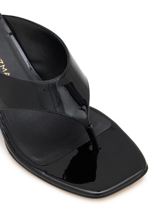 细节 - 点击放大 - STUART WEITZMAN - 50 VINNIE 漆皮高跟凉鞋
