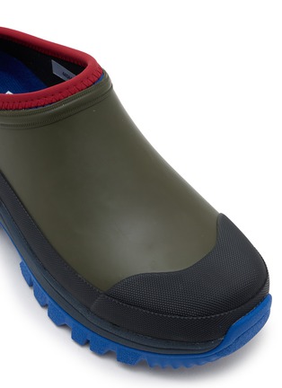 细节 - 点击放大 - BARBOUR - X PAUL SMITH 橡胶穆勒鞋