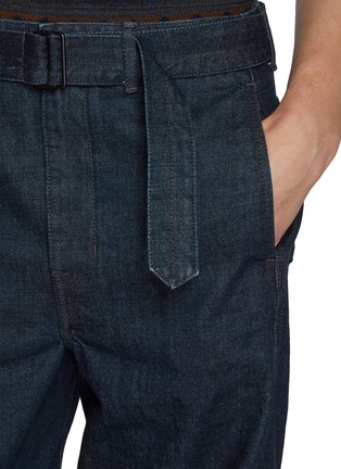  - LEMAIRE - 系带阔腿牛仔裤