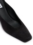细节 - 点击放大 - ALAÏA - 60 WEDGE 绕带穆勒高跟鞋