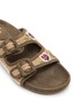细节 - 点击放大 - BAZISZT - Floral Embroidered Suede Leather Sandals