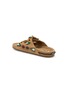  - BAZISZT SHOES - Sambla Two Strap Suede Sandals