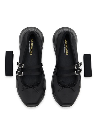 细节 - 点击放大 - AKIKOAOKI - GISELLE 厚底绑带运动鞋