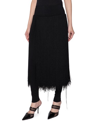 正面 -点击放大 - ALAÏA - Fringed Leggings