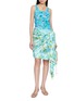 模特儿示范图 - 点击放大 - CHLOÉ - Sleeveless Tropical Flower Print Ribbed Knit Tank Top