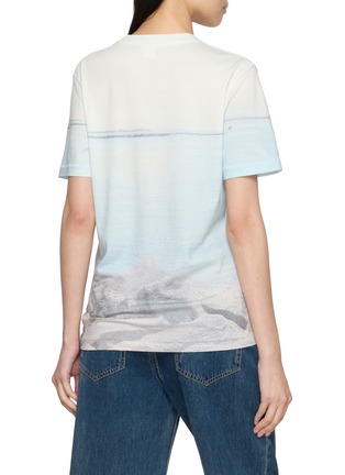 背面 - 点击放大 - CHLOÉ - Seaside Picture Print Logo Cotton Jersey T-Shirt